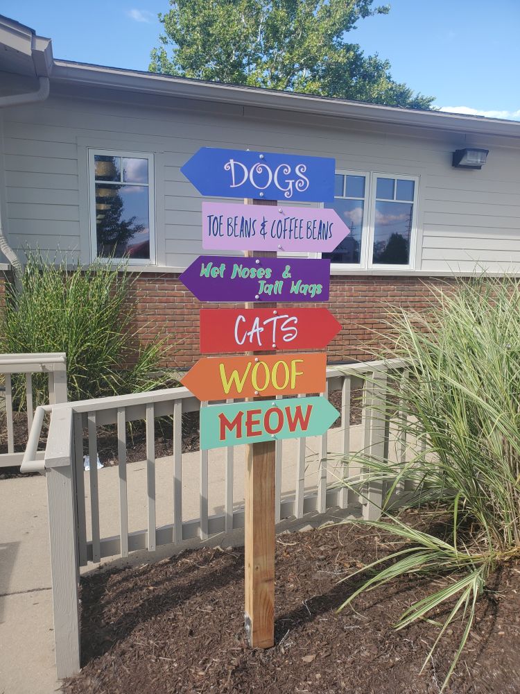 Cat Vs. Dog Sign